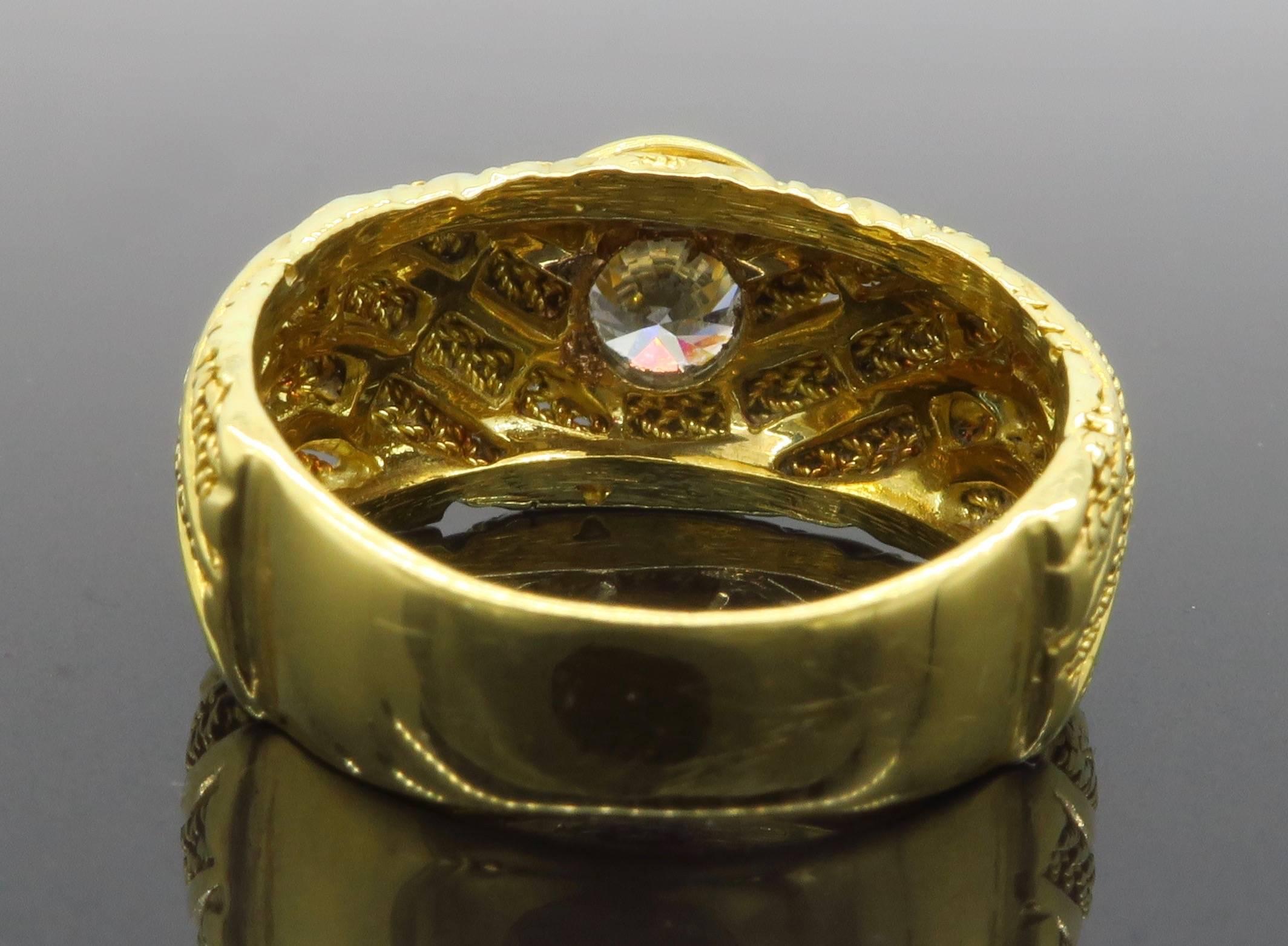 .78 Carat Diamond Gold Custom Ring  4