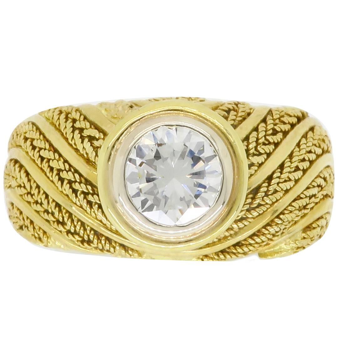 .78 Carat Diamond Gold Custom Ring 