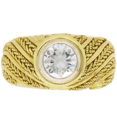 .78 Carat Diamond Gold Custom Ring 