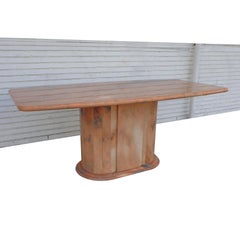 Italian Breccia Oniciata Marble Pedestal Table