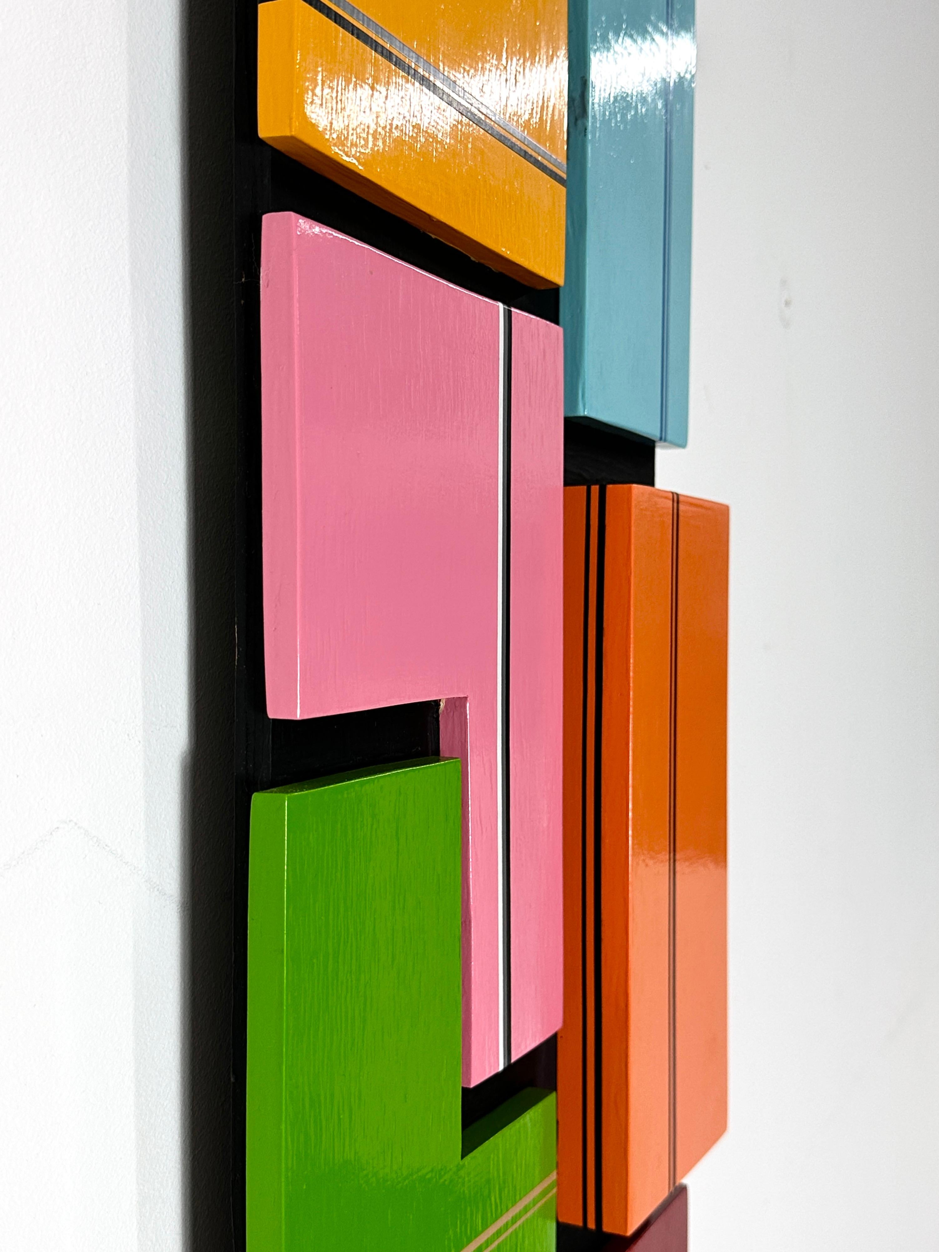 Escultura vertical en relieve de 78