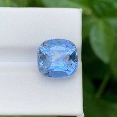 7,80 Karat Natürlicher Loser Blauer Goshenit Aquamarin Kissenschliff Pakistanischer Edelstein