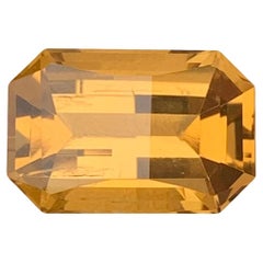 7.80 Carat Natural Loose Citrine Pixel Cut Gem For Necklace Jewellery 