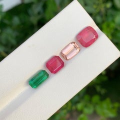 7,80 Karat natürlicher, mehrfarbiger, loser Turmalin in Mischform für Schmuck