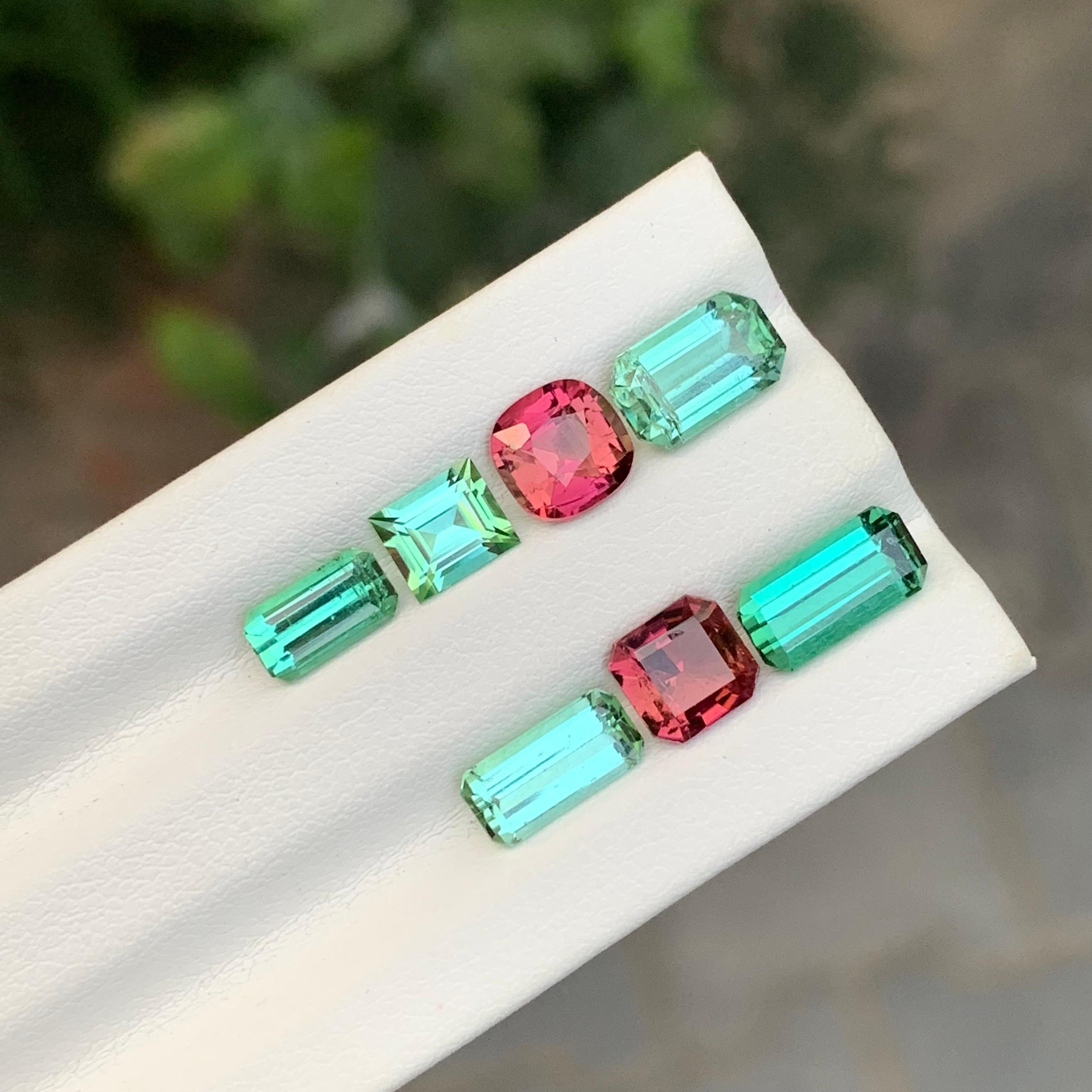 7.80 Carat Natural Loose Tourmaline Lot For Jewellery Making For Sale 5