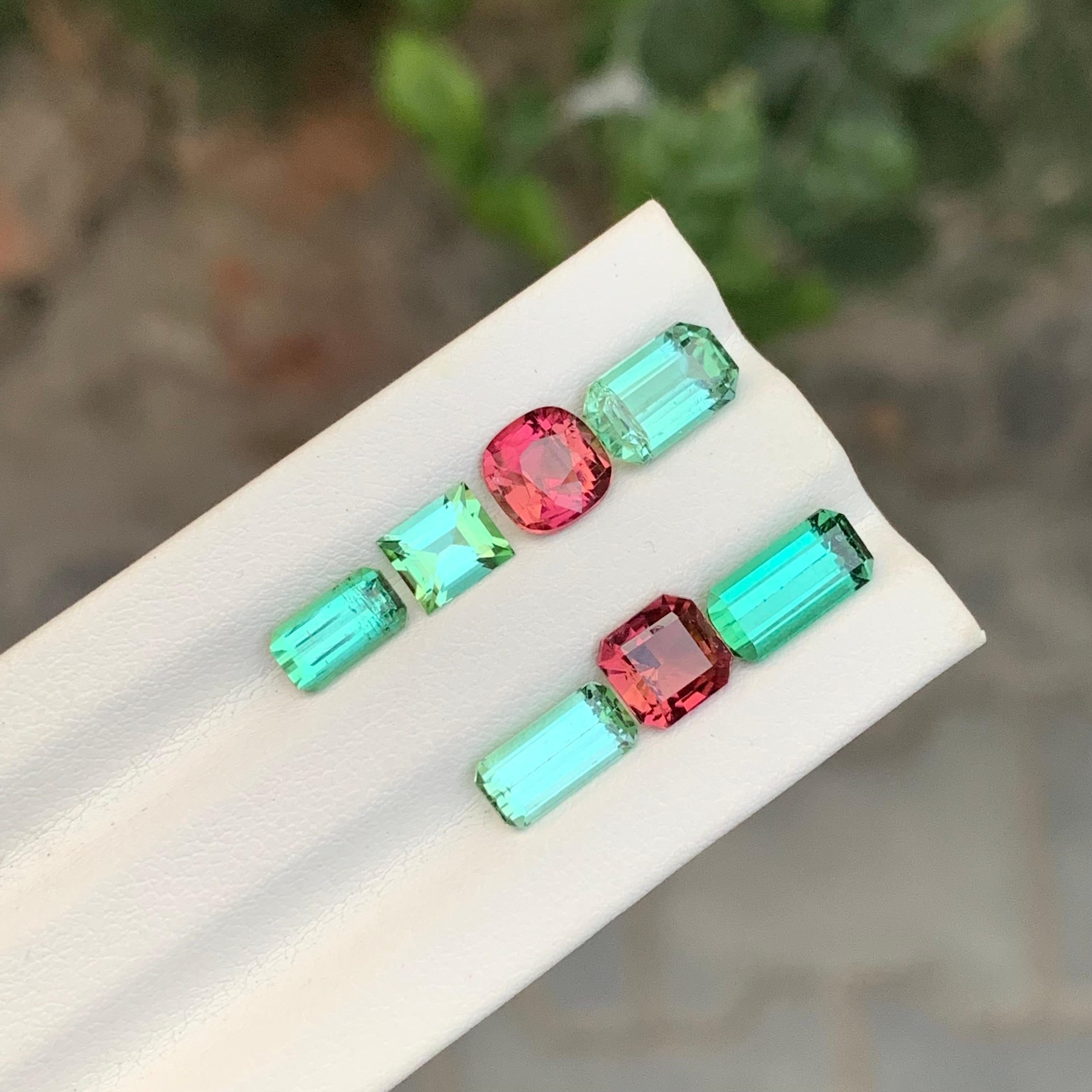 Women's or Men's 7.80 Carat Natural Loose Tourmaline Lot For Jewellery Making For Sale