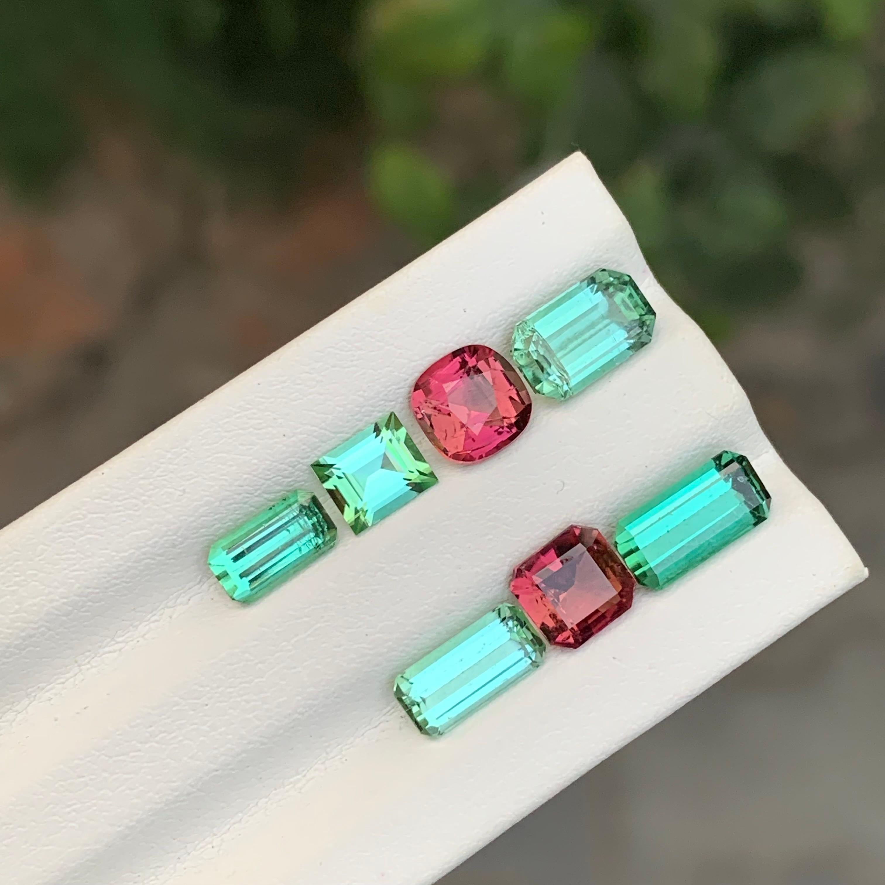 7.80 Carat Natural Loose Tourmaline Lot For Jewellery Making For Sale 2