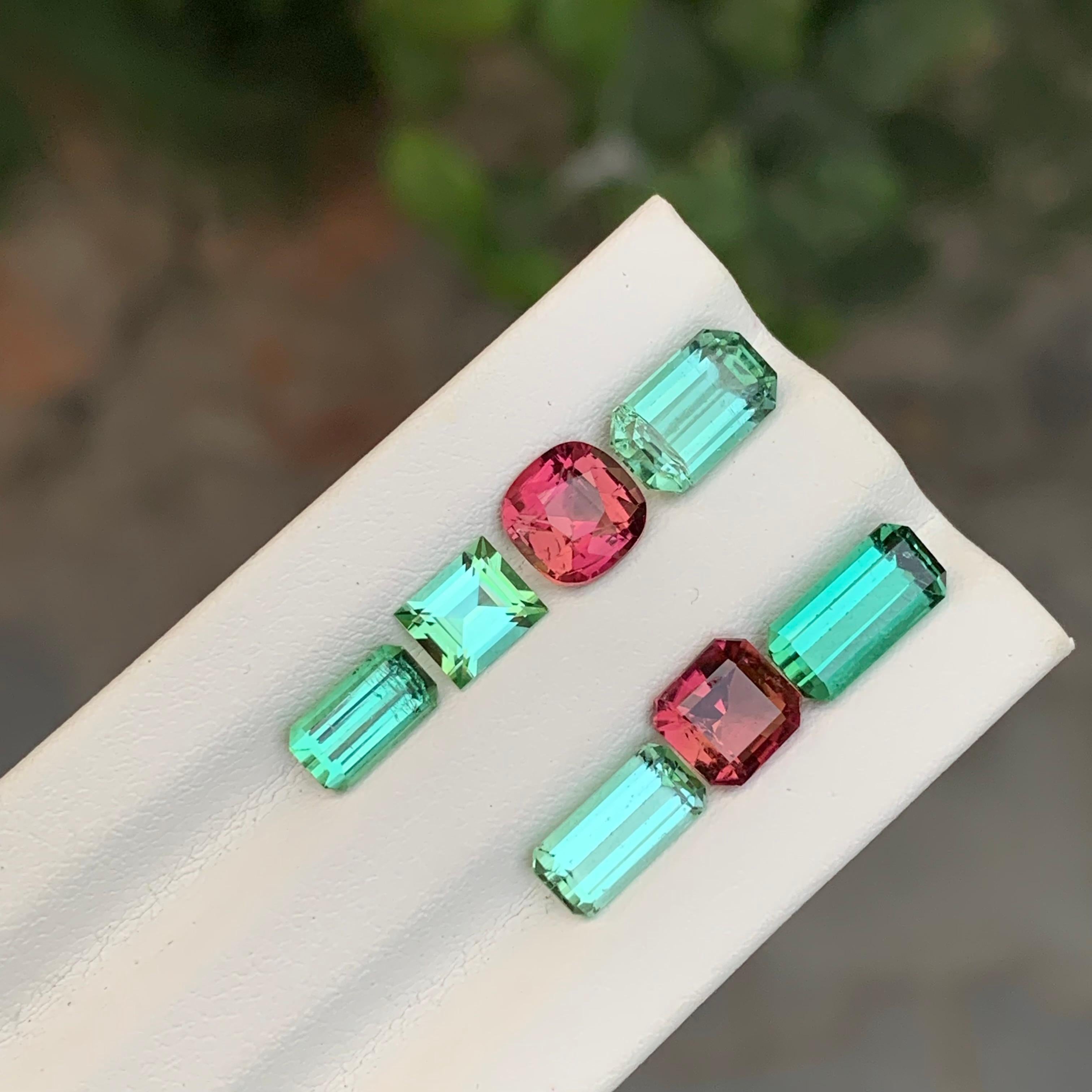 7.80 Carat Natural Loose Tourmaline Lot For Jewellery Making For Sale 3