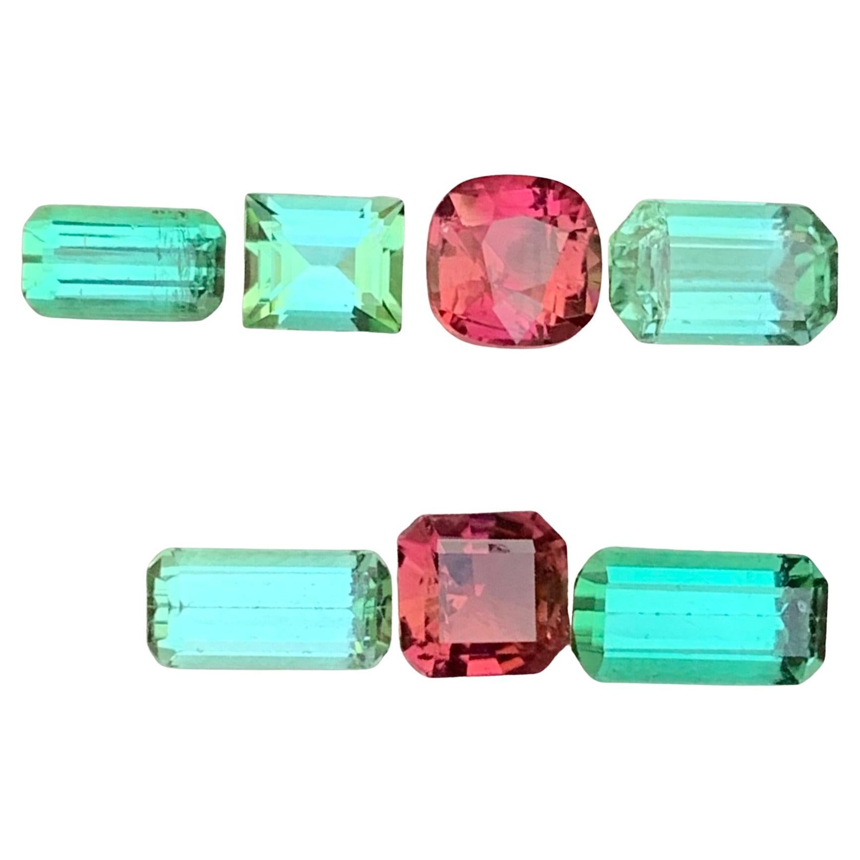 Lote de turmalina natural suelta de 7.80 quilates para joyería