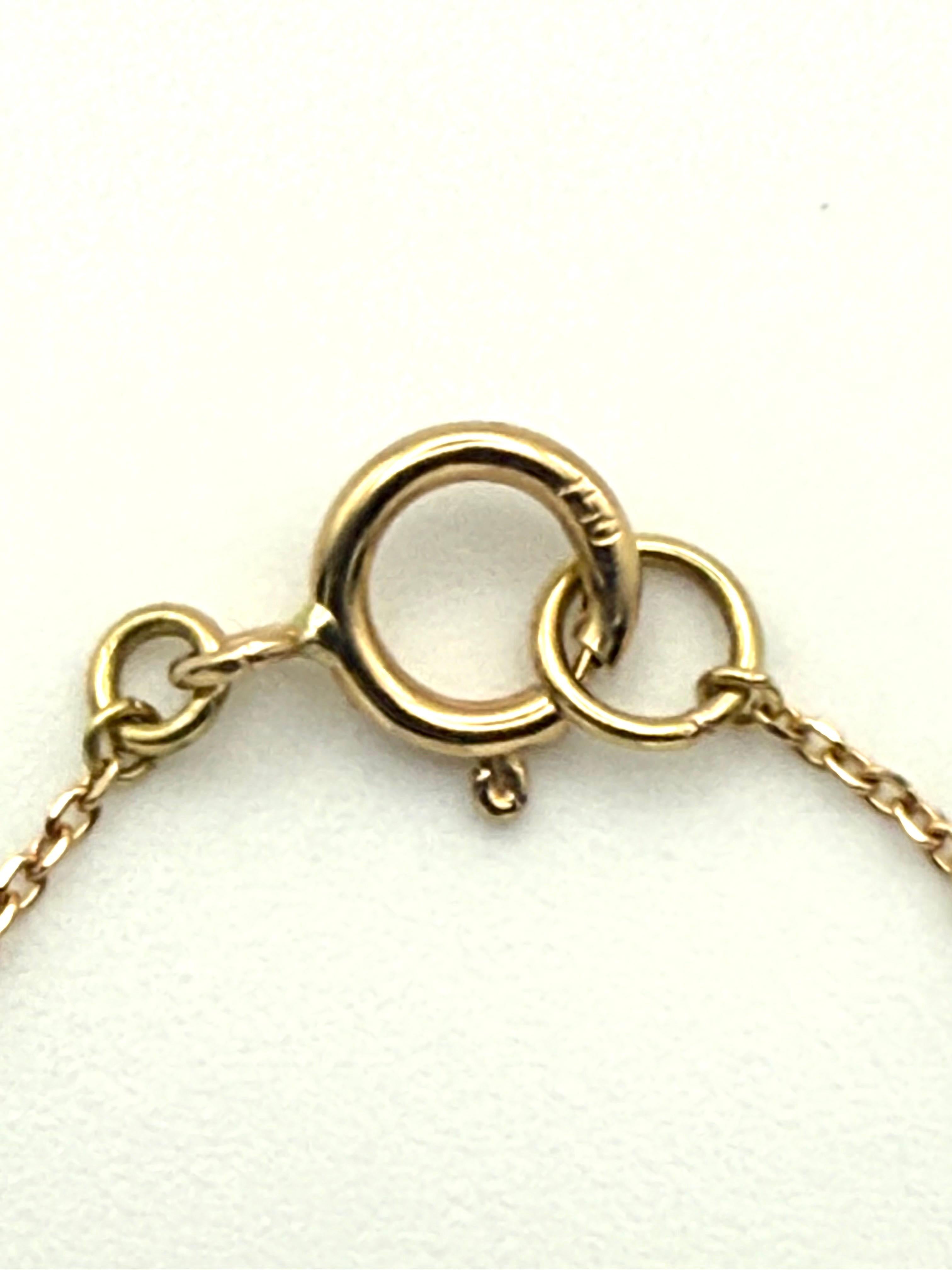 7,80 Karat Oval Blauer Saphir Station Kette Halskette in 18k massivem Gelbgold im Angebot 4