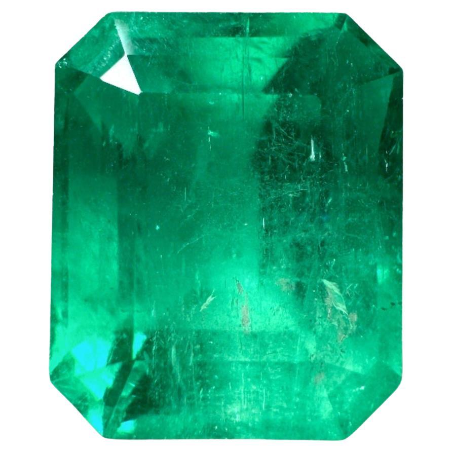 Émeraude colombienne de 7,81 carats de la mine Muzo - Pierre de naissance du mois de mai en vente
