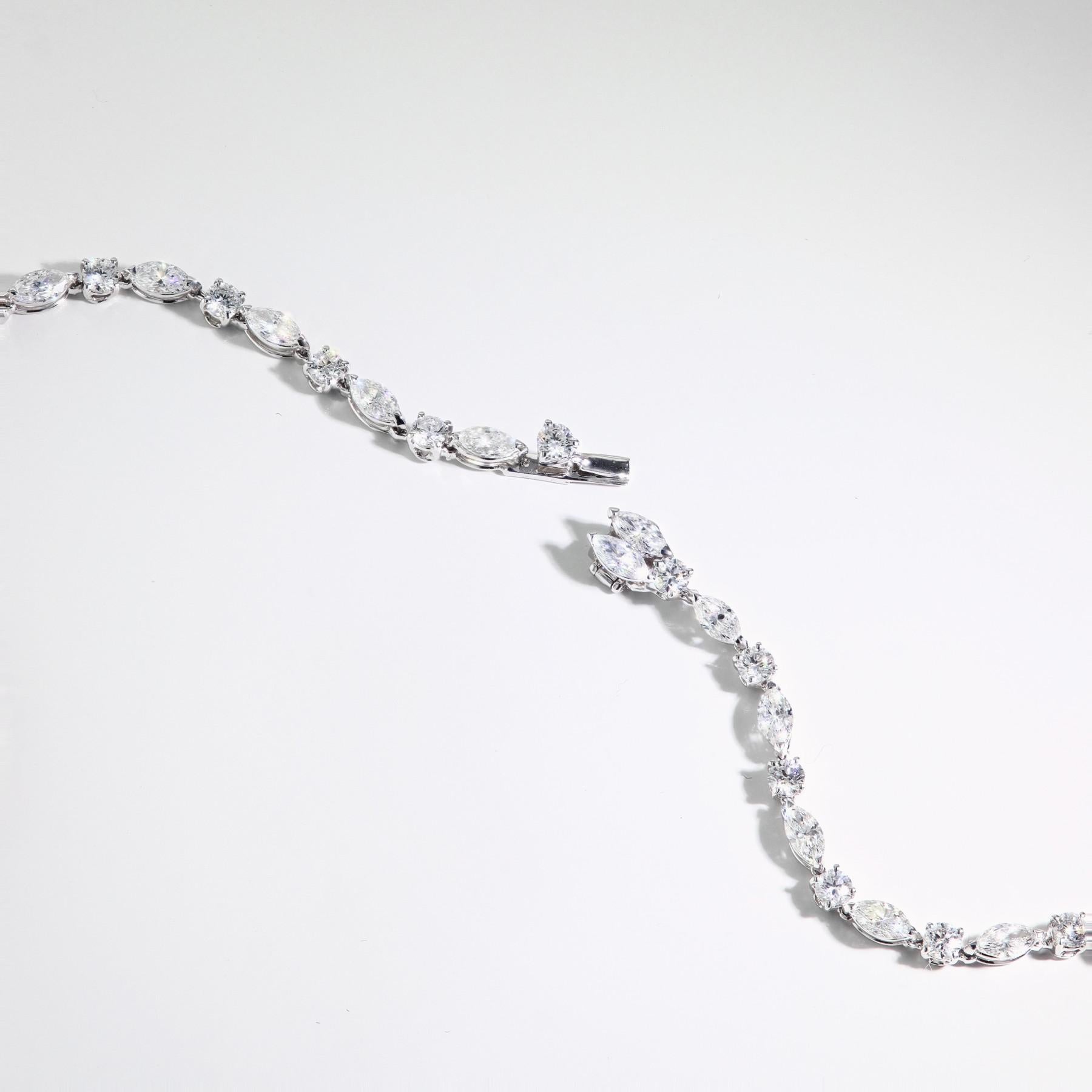 Halskette mit 7,81 Karat Paraiba-Turmalin und 7,56 Karat Diamant im Zustand „Neu“ im Angebot in Lighthouse Point, FL