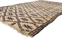 78366 Vintage Moroccan Beni Ourain Rug