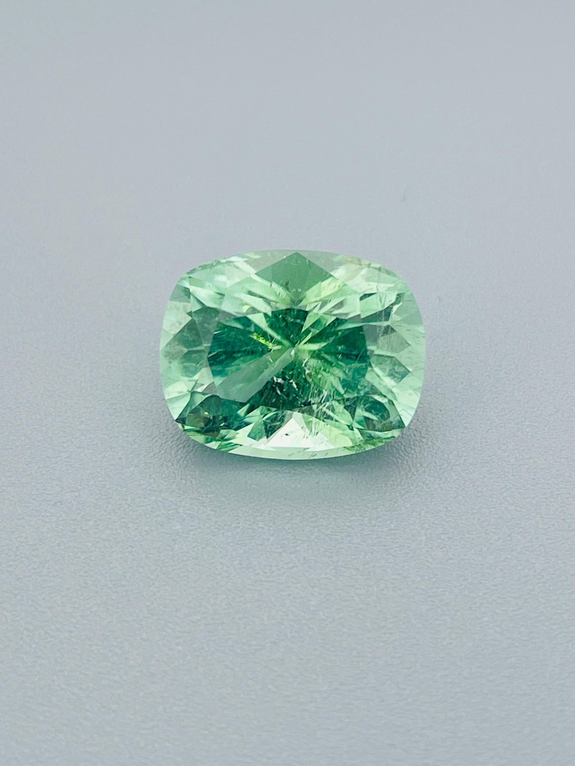 TMA30
Natural Afghanistan Green Tourmaline Precision cut 

GEM DESCRIPTION:  
Species:   Tourmaline 
Weight:  7.85ct
Color:  Apple Green 
Cut:   Excellent Precision cutting 
Clarity:  90% Eye Clean 
Origin: Mozambique 
Treatment:  Normally Heated