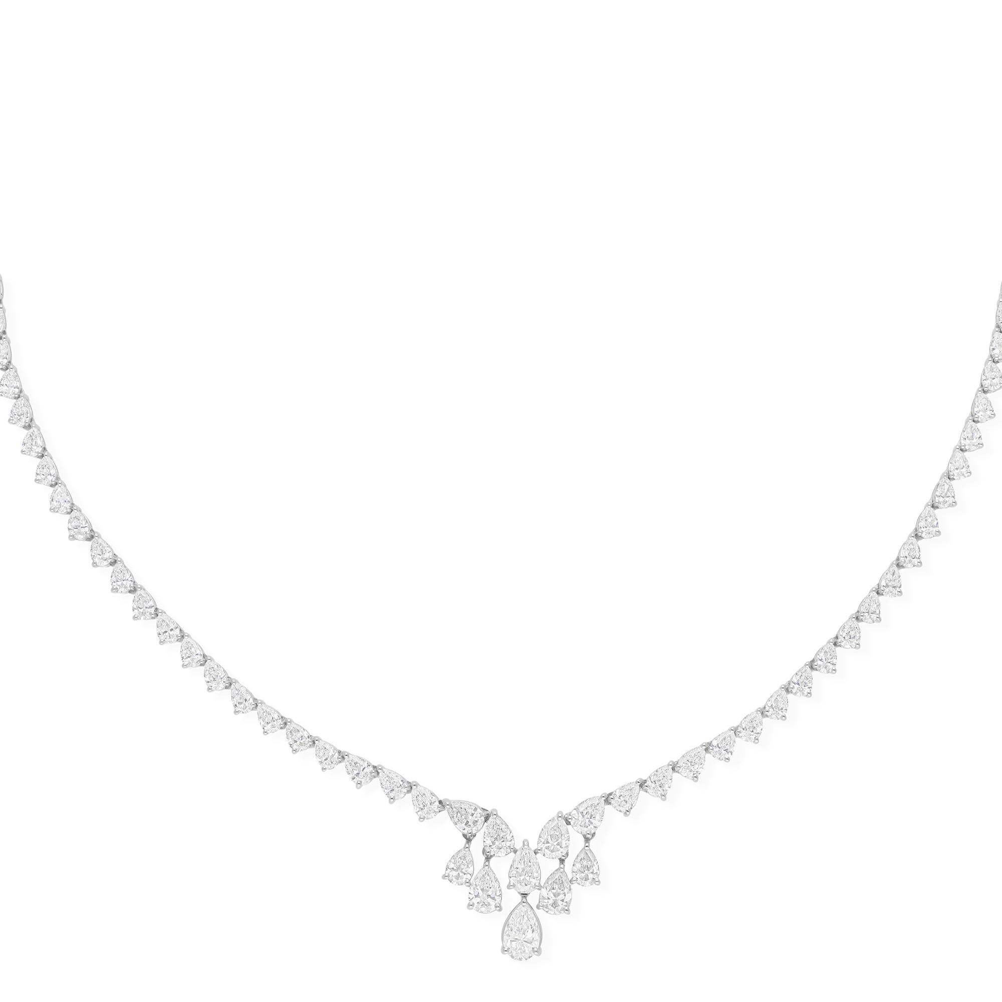 This necklace has been meticulously crafted from 18-karat gold and handset with 7.86 carats of sparkling diamonds.

The ring is a size 7 and may be resized to larger or smaller upon request. FOLLOW SPECTRUM JEWELS storefront to view the latest