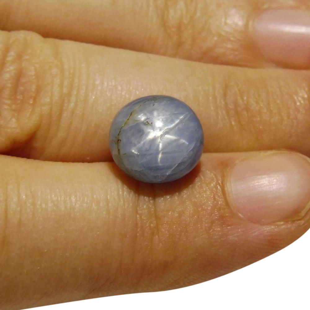 7.88 ct Round Star Sapphire For Sale 4