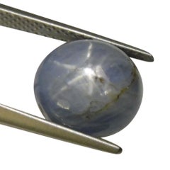 7.88 Karat runder Sternsaphir
