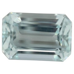 7.8ct Emerald Cut Aquamarine