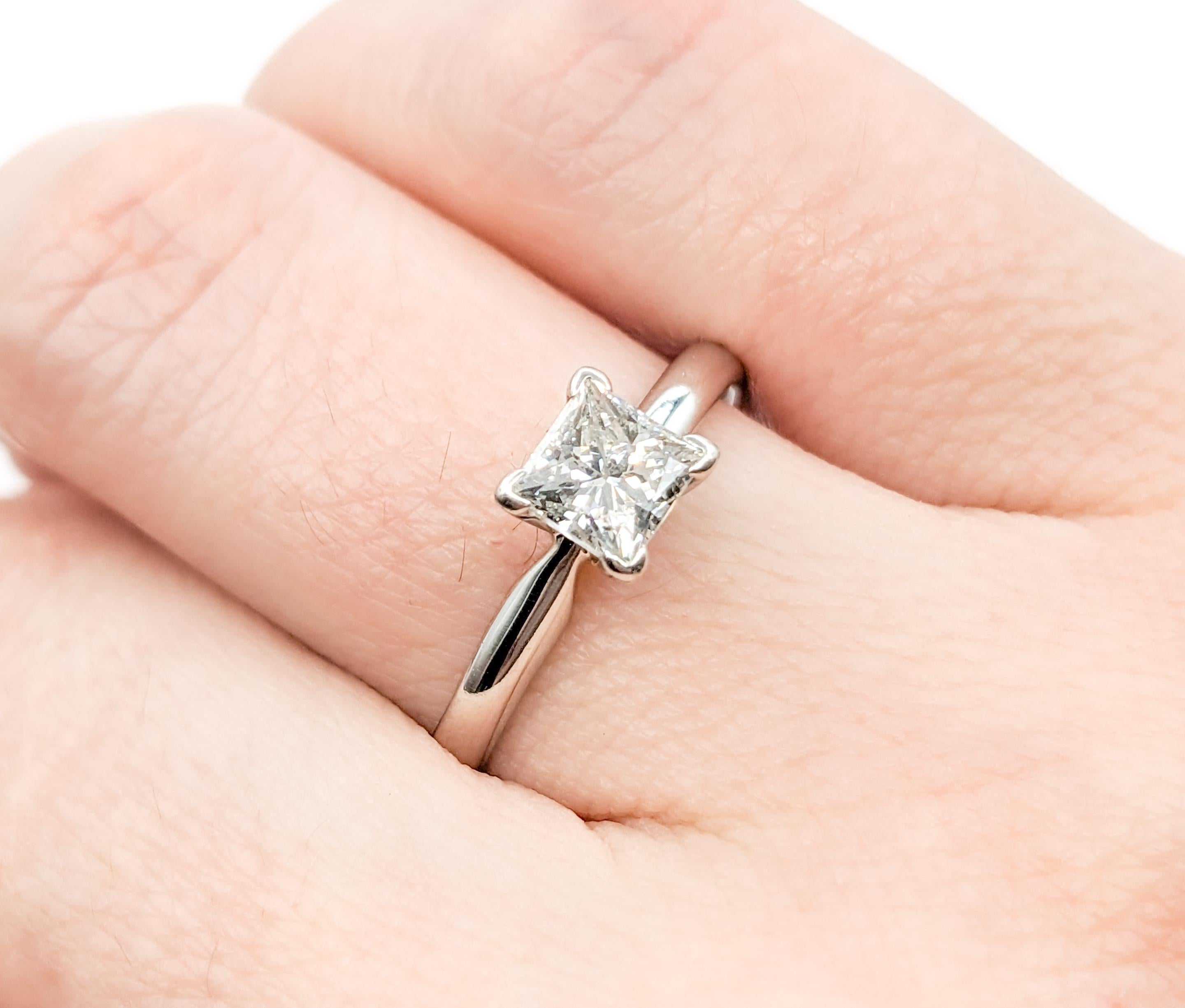 .78 Karat Diamant Solitär Verlobungsring mit Prinzessinnenschliff (Zeitgenössisch)