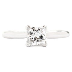 .78ct Princess Cut Diamond Solitaire Engagement Ring