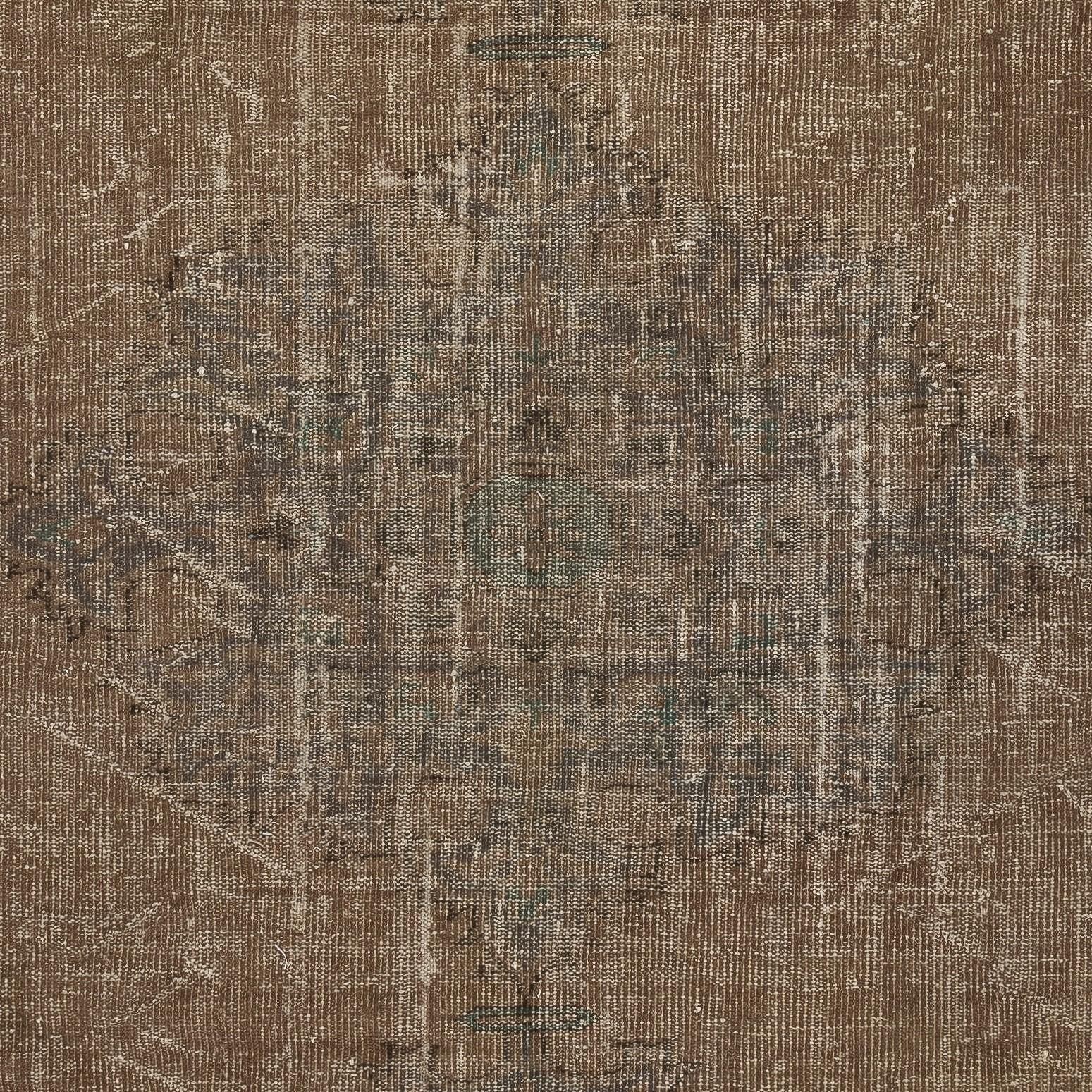 Alfombra Turca Marrón Única Hecha a Mano 7,8x10,2 Pies para Decoración de Casa y Oficina Anudado a mano en venta