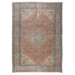 Tapis turc ancien unique en son genre, tapis traditionnel fait à la main vintage