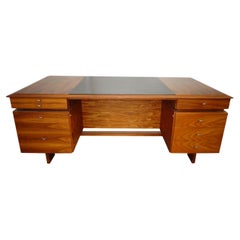 79" Danish Jens Risom Style Mid Century Modern Rosewood Desk