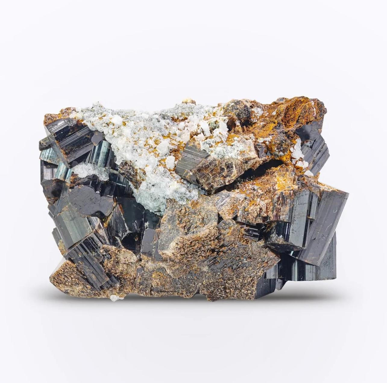 XXI secolo e contemporaneo 79 grammi di cristalli di vesuvianite lucida su Matrix dal Pakistan in vendita