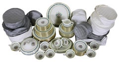79 Pc Vintage Westland Wedgwood Bone China Dinnerware Set Service 12 Appledore
