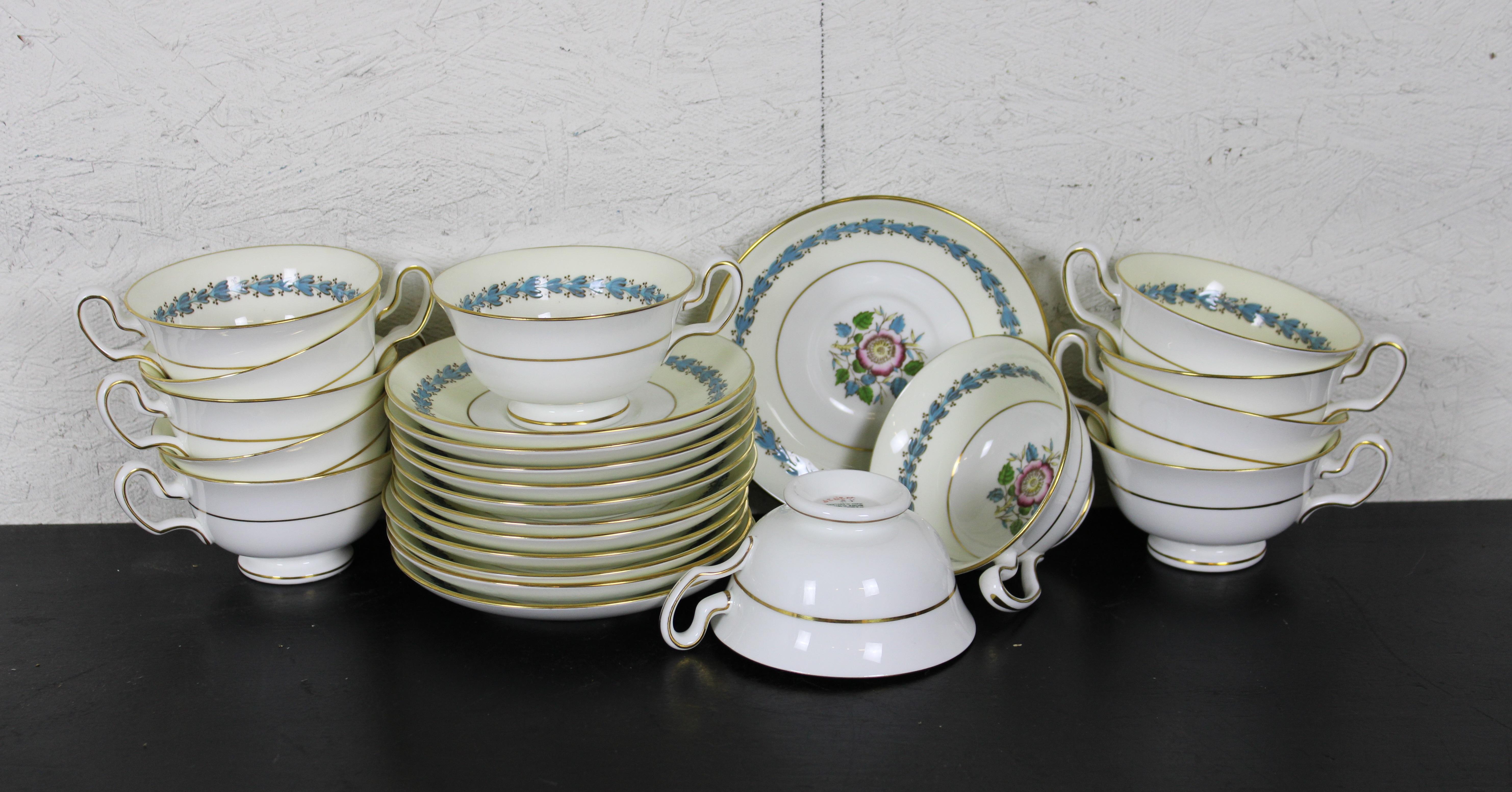 79 Pc Vintage Westland Wedgwood Bone China Dinnerware Set Service 12 Appledore   4