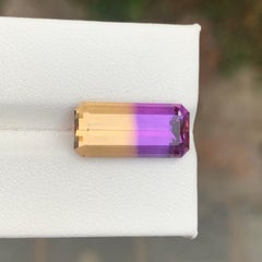 7.90 Carat Natural Loose Ametrine Emerald Shape Gemstone