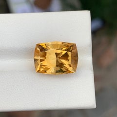7.90 Carat Natural Loose Citrine Scissor Cut Gemstone
