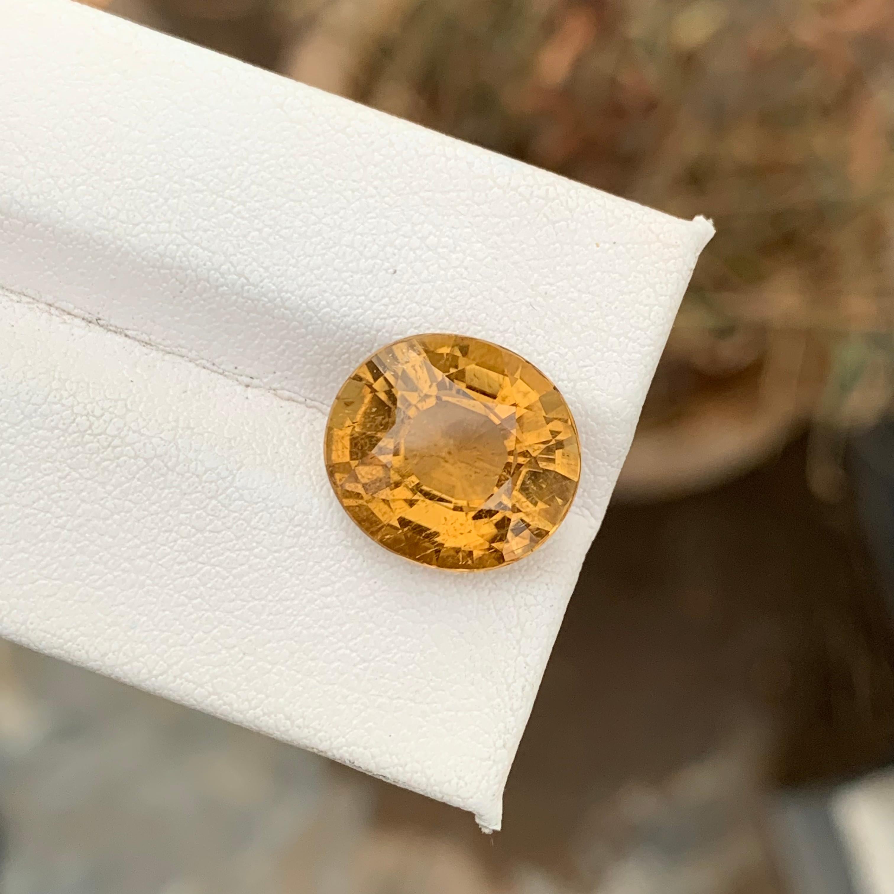 7.90 Carat Natural Yellow Canary Tourmaline Loose Gemstone For Jewelry Making  For Sale 10