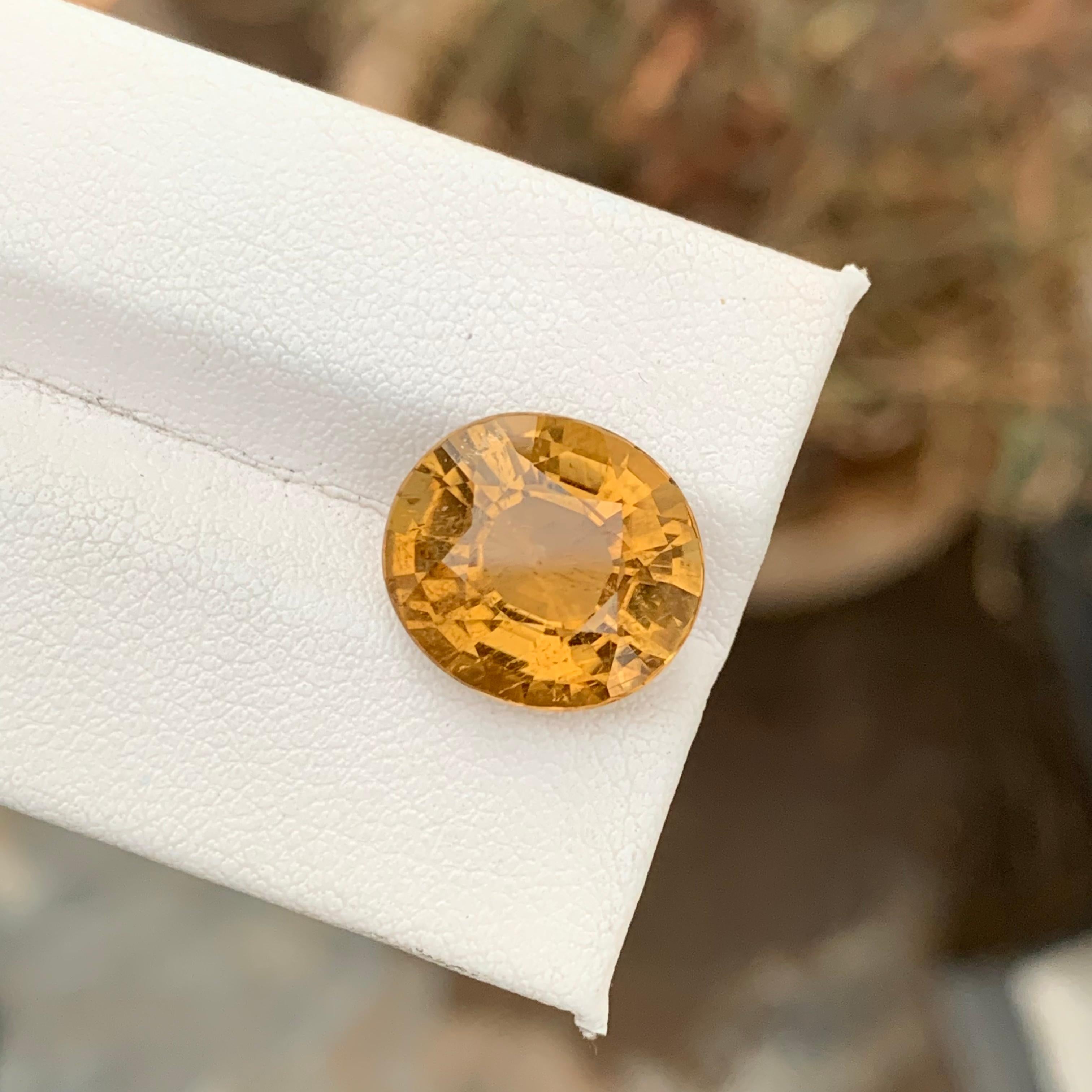 7.90 Carat Natural Yellow Canary Tourmaline Loose Gemstone For Jewelry Making  For Sale 11