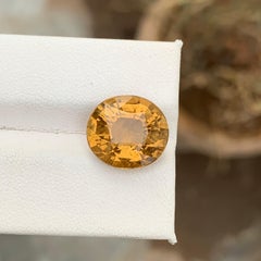 7.90 Carat Natural Yellow Canary Tourmaline Loose Gemstone For Jewelry Making