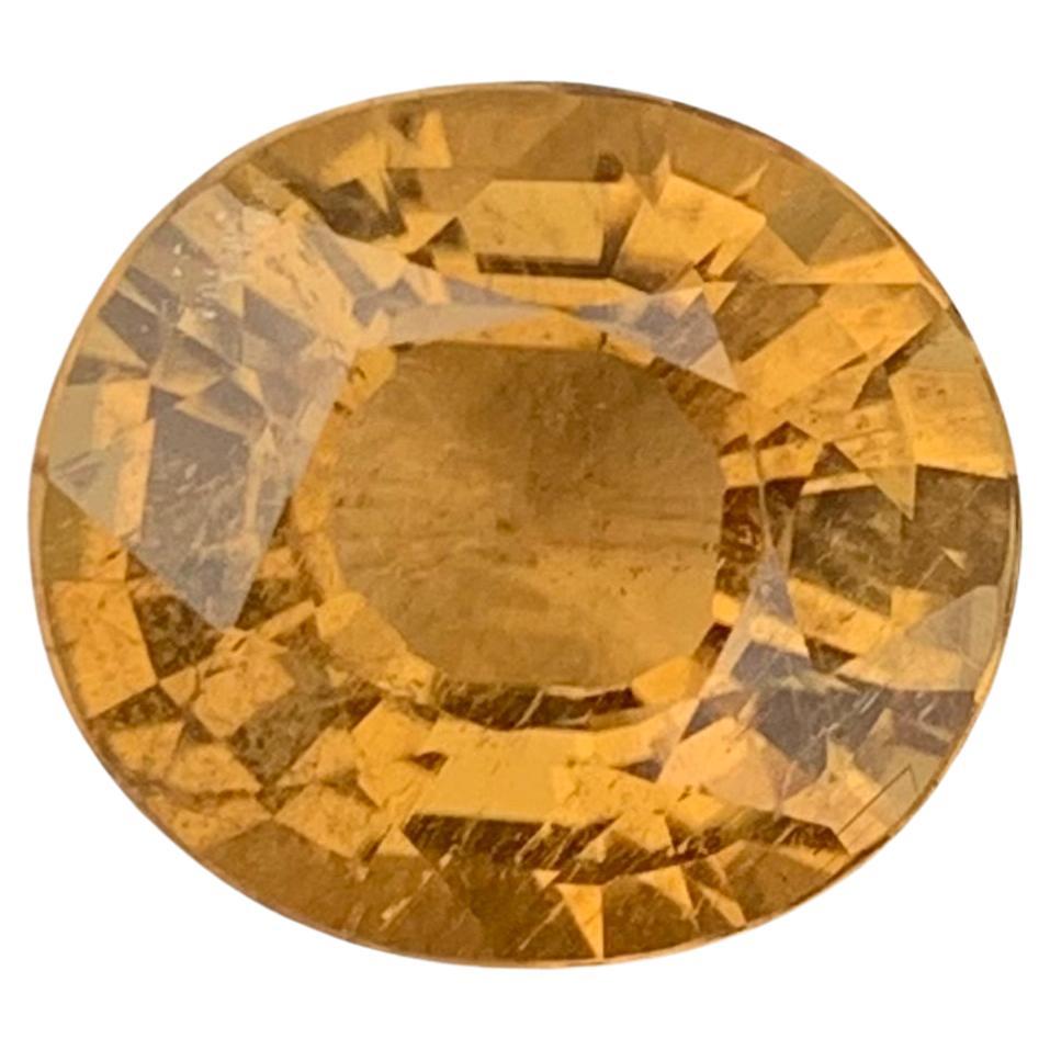 7.90 Carat Natural Yellow Canary Tourmaline Loose Gemstone For Jewelry Making  For Sale
