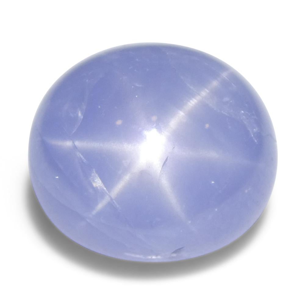 7.93ct Cabochon ovale de saphir bleu étoilé du Sri Lanka Neuf - En vente à Toronto, Ontario