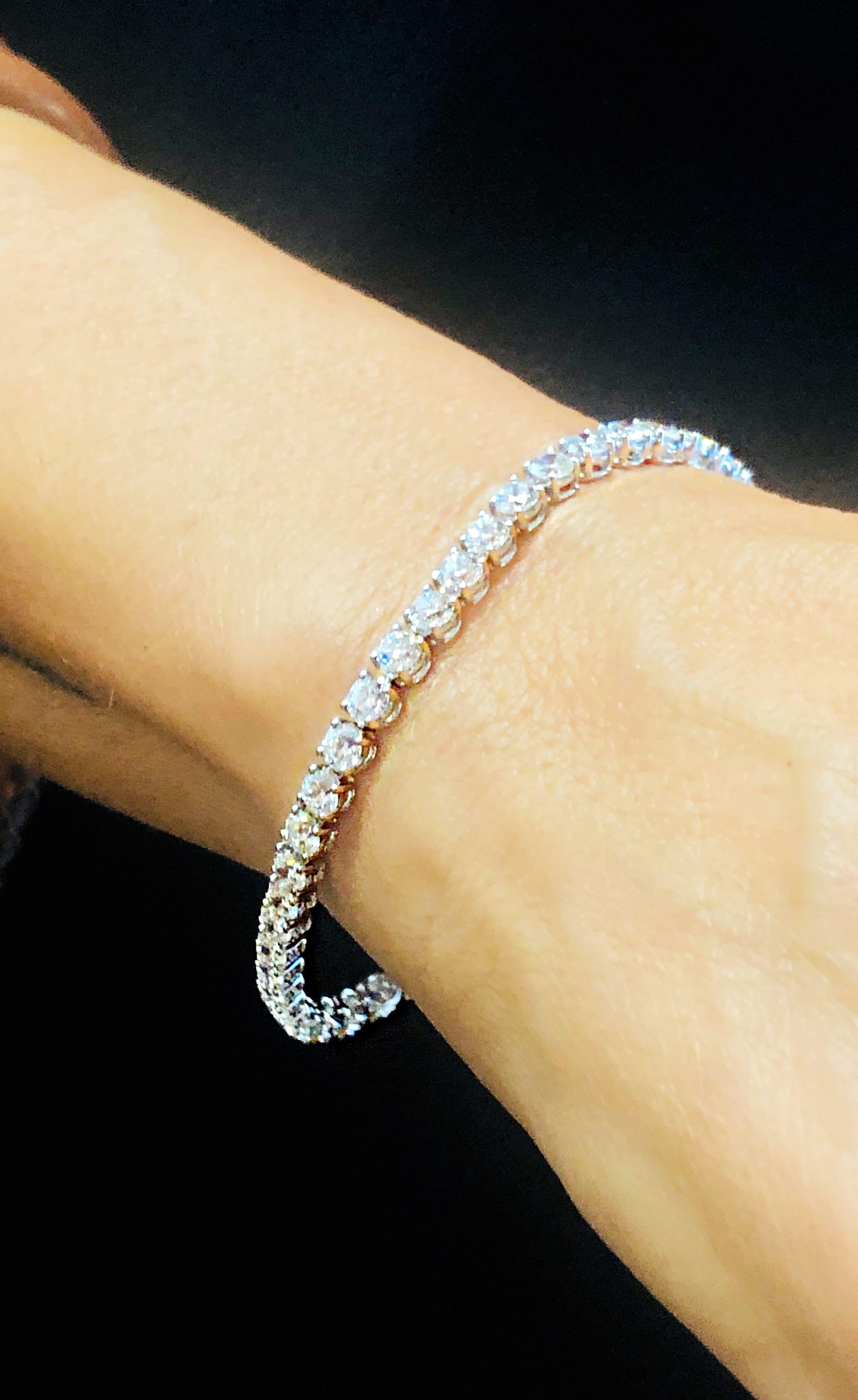 white gold bracelet