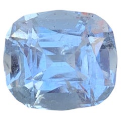 7.95 Carat Gorgeous Faceted Goshenite Aquamarine Cushion Shape Gem