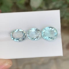 7.95 Carat Natural Loose Aquamarine Lot For Jewellery Making