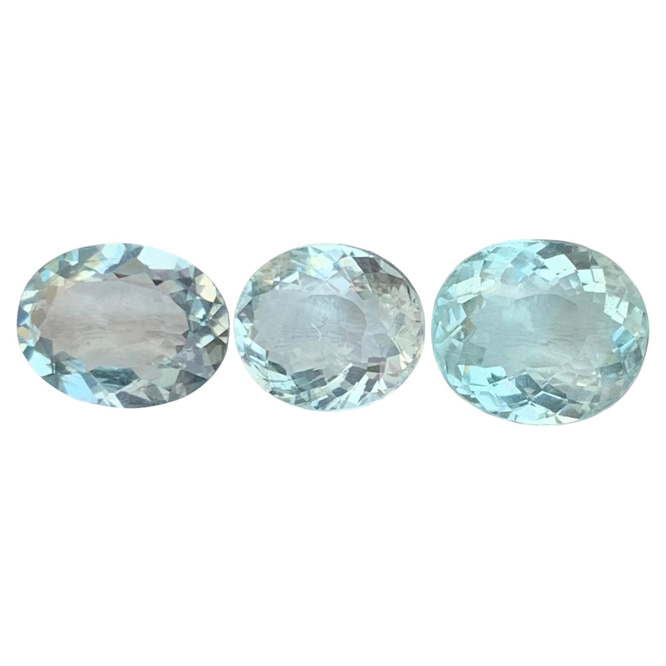 7.95 Carat Natural Loose Aquamarine Lot For Jewellery Making