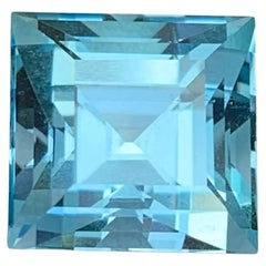 7,95 Carati Nature sciolti Topazio Azzurro Pietra africana taglio fantasia