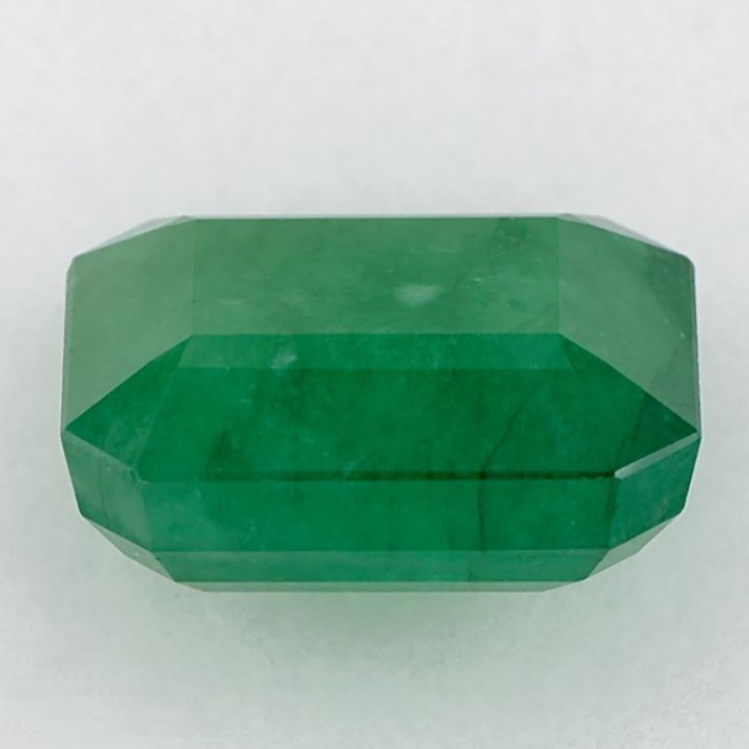 Women's 7.95 Ct Emerald Octagon Cut Loose Gemstone For Sale