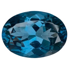 79.50 Carat Natural Loose London Blue Topaz Oval Shape Gemstone