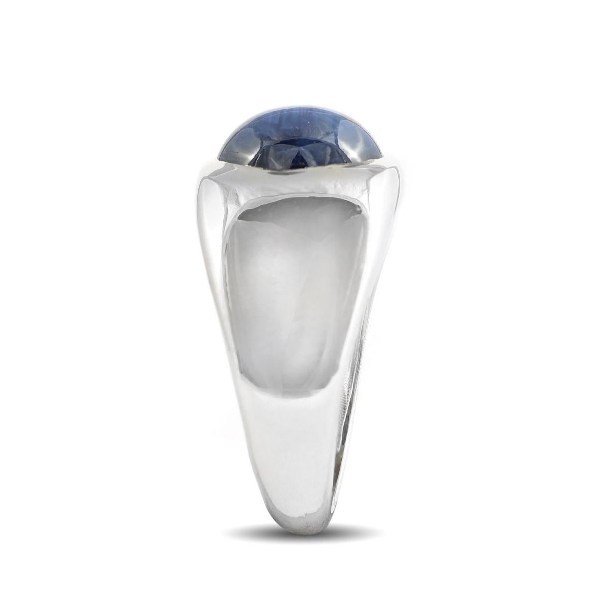 natural star sapphire ring