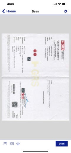 Danuta 7.98 Carat Natural Vivid Red Burma Spinel GRS Certified Dangling Earrings