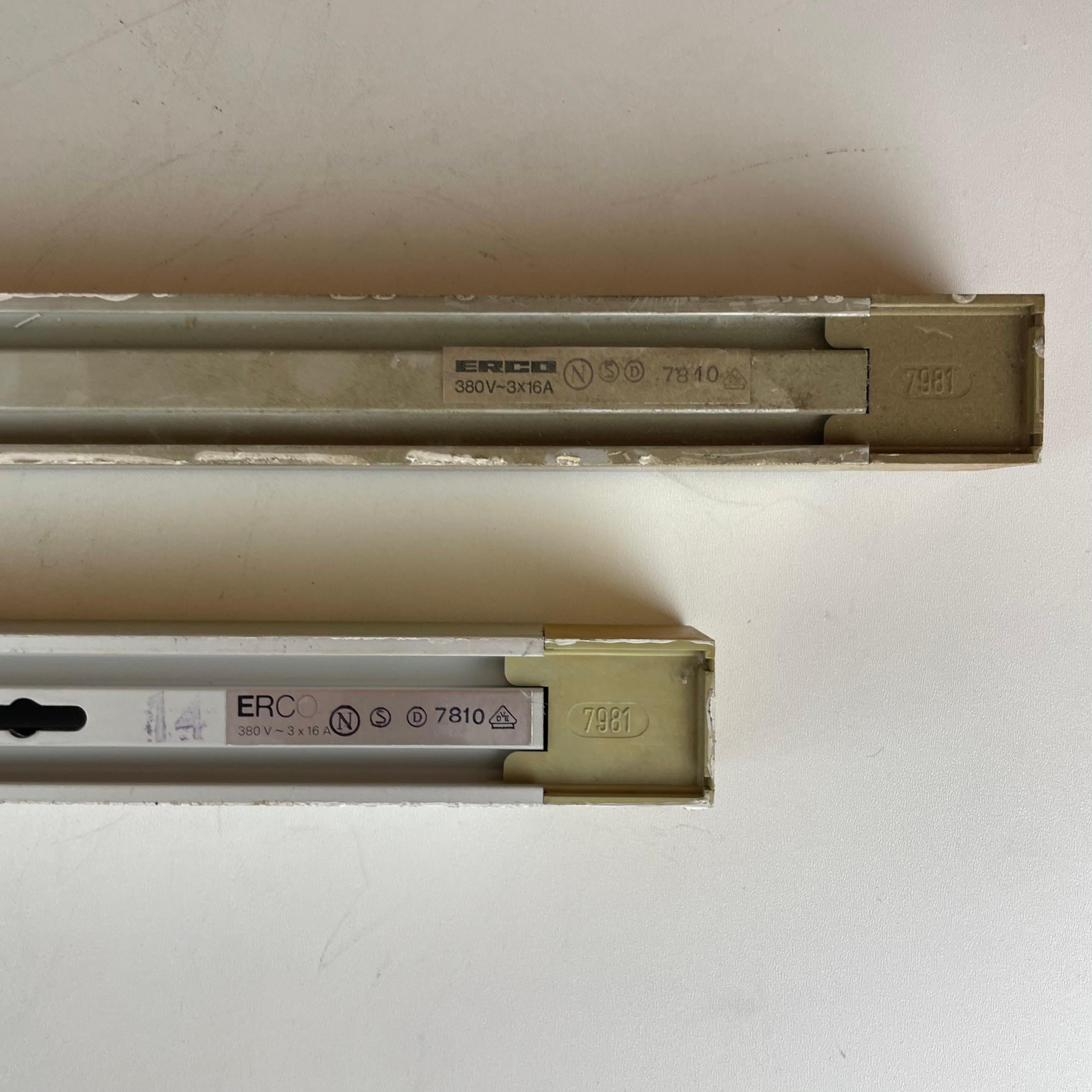Aluminum 7981, Track 7810 for Spotlight by Roger Tallon for Erco, 1970s For Sale