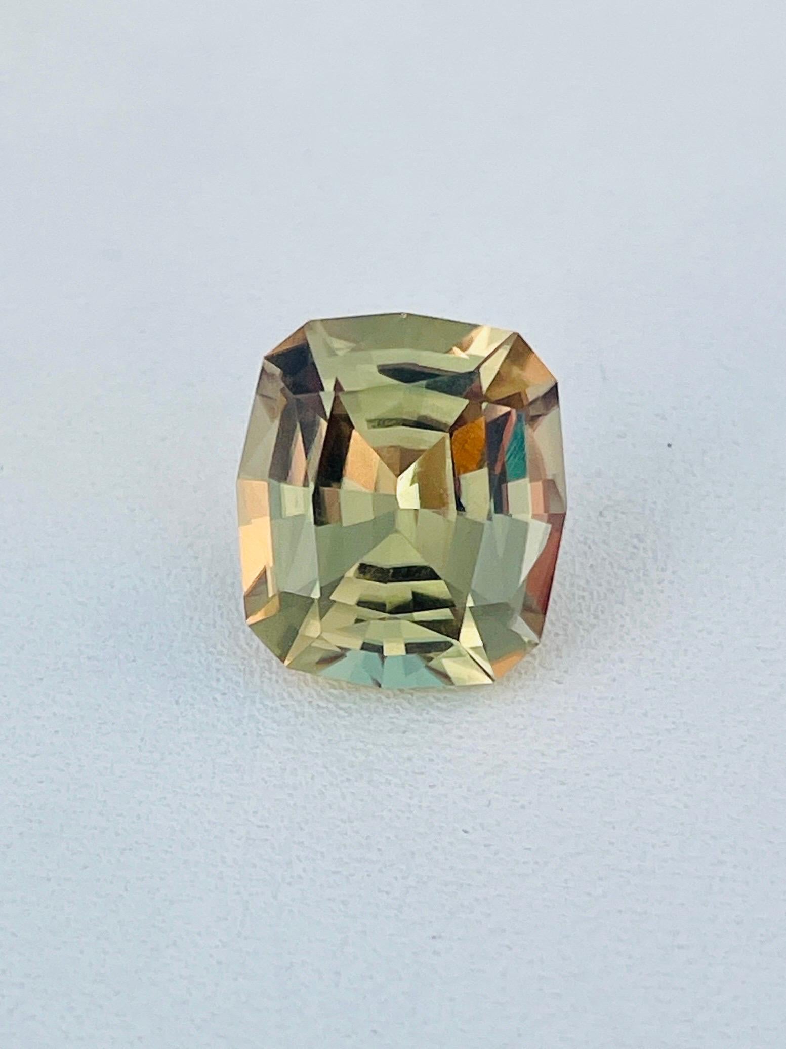 7.99ct diaspore gemstone Precision cut turkey beauty luster  In New Condition For Sale In bangkok, TH