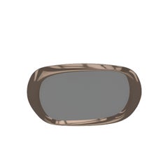 Miroir mural 79 "H avec cadre en bronze