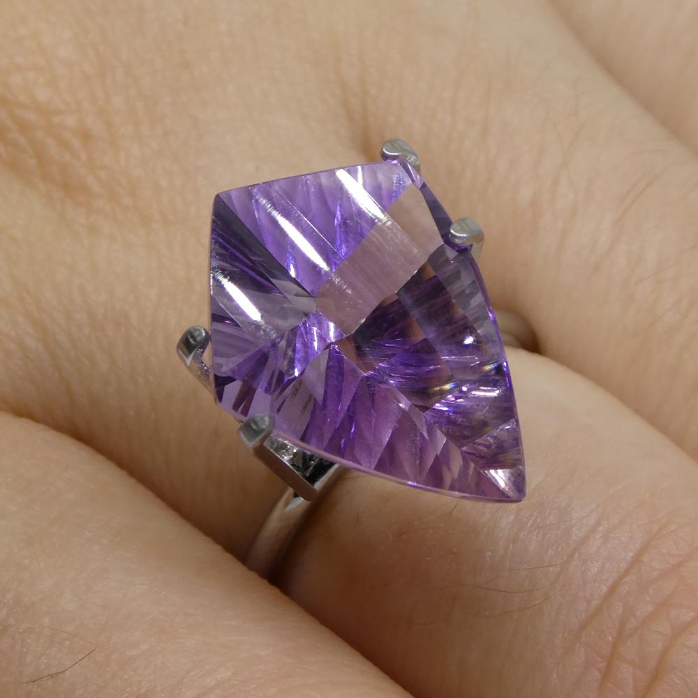 Meet Eleanor our newest fantasy cut, named after Eleanor Roosevelt, who was the longest-serving First Lady of the United States.

 

Description:

Gem Type: Amethyst
Number of Stones: 1
Weight: 7 cts
Measurements: 18.00 x 13.00 x 8.60 mm
Shape: